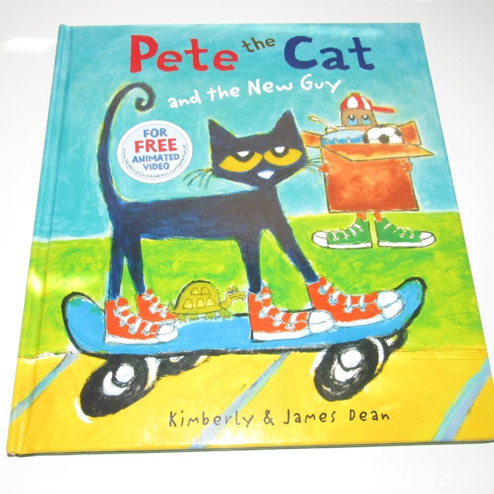 Pete the Cat and the New Guy – Hardcover Children’s Book by HarperCollins